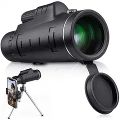 NORPLAT - Telescopio Monocular Hd 40x60 Tripode y Adaptador -