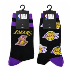 NBA - Pack 2 Calcetines Lakers Crew Unisex Originales