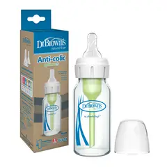 DR BROWN'S - Mamadera Anticólico Estándar Vidrio 120ml Dr. Brown´s