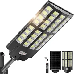 GENERICO - Foco Solar Led Gigante 10.000w Potente + Control + Soporte