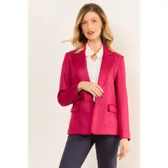 MA GRIFFE - Blazer Antelina Mujer Fucsia