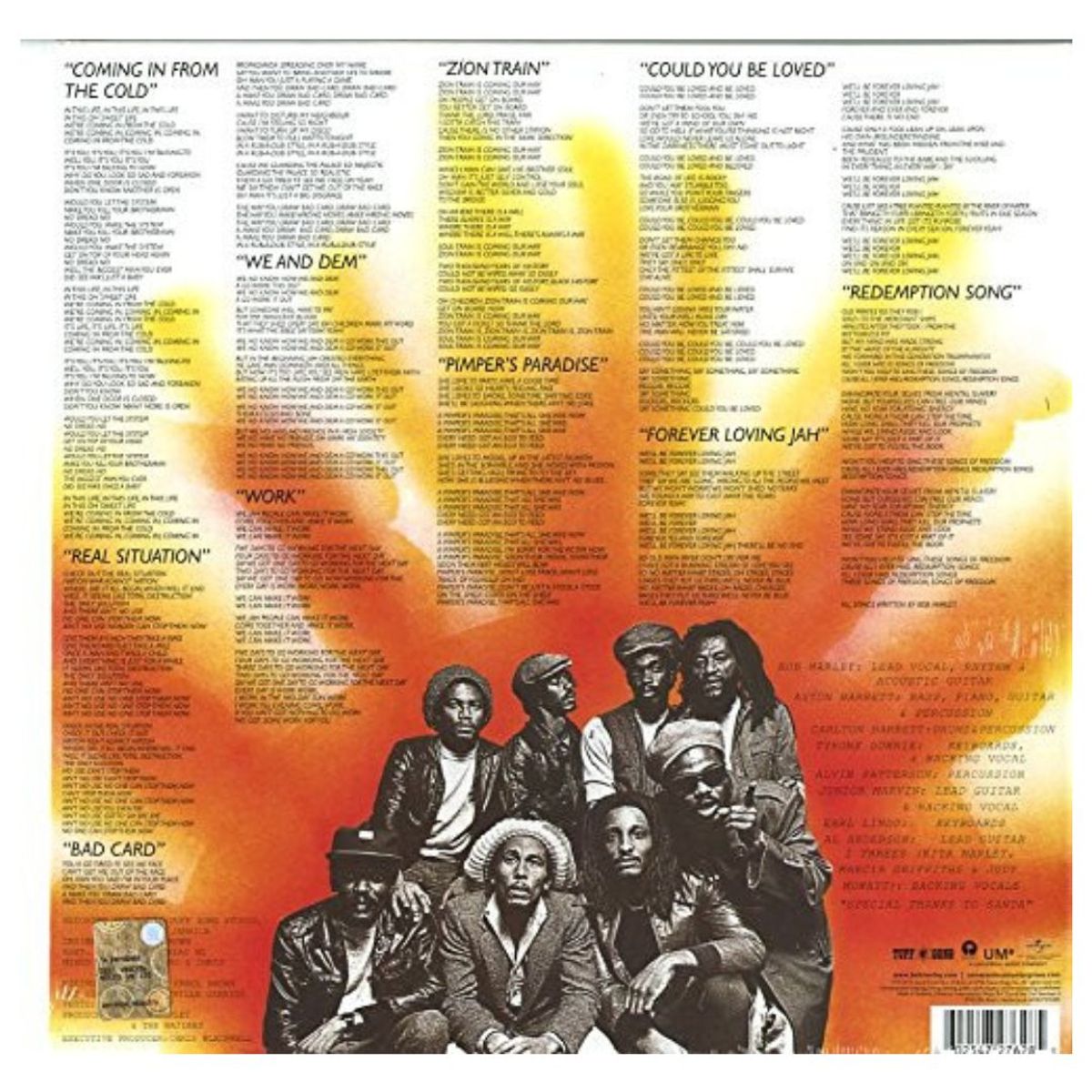 GENERICO - BOB MARLEY & THE WAILERS - UPRISING  VINILO