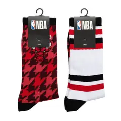 NBA - Pack de 2 Pares de Calcetines Largos Boston Celtics Originales