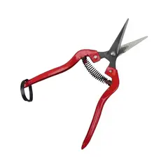 GENERICO - Tijera Podar Frutas Mohits Manual Acero al Carbono Jardinería Roja 19.3 cm BELUG