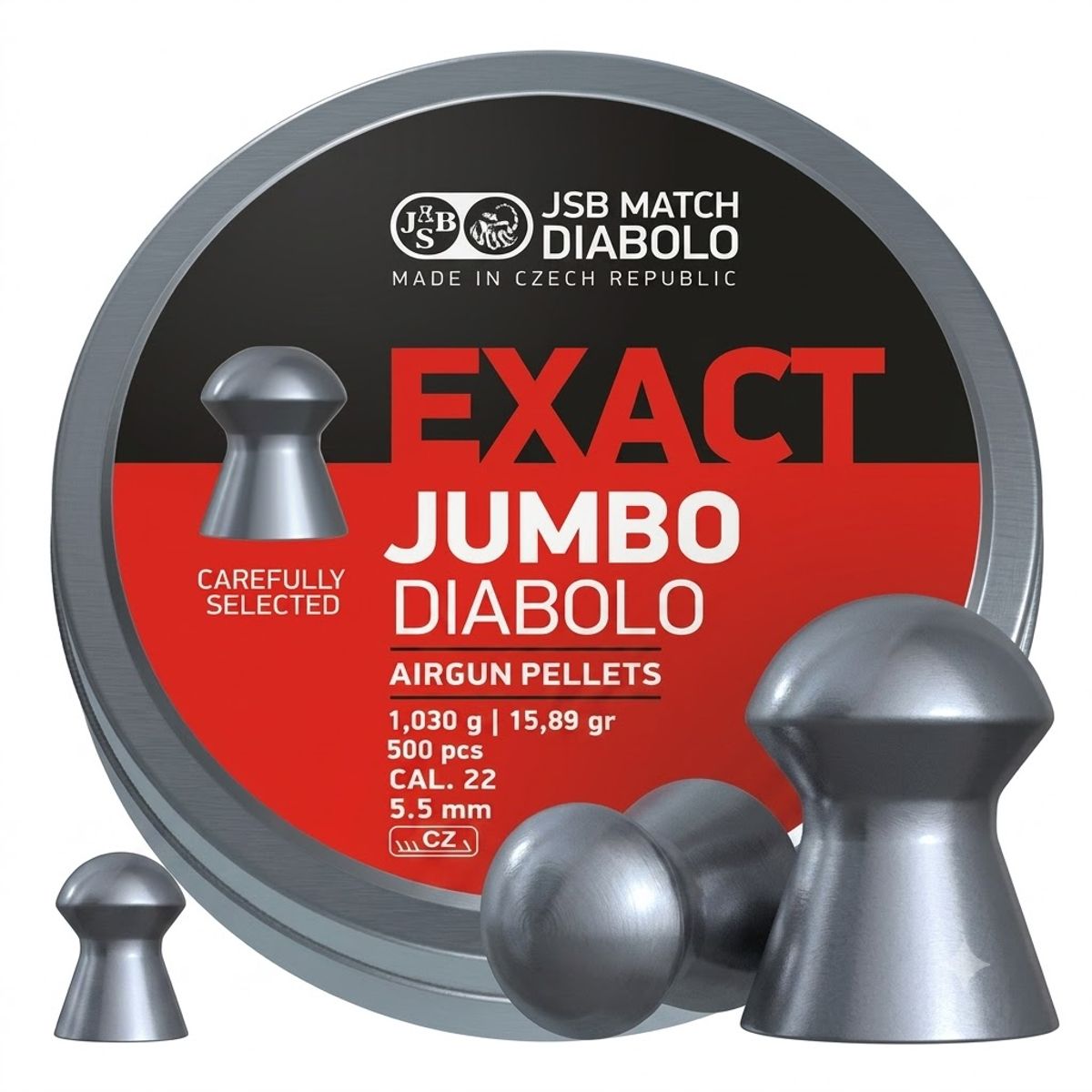 GENERICO - Postón Jsb Exact Jumbo 15,89 Gr-cal 5,5 500pcs