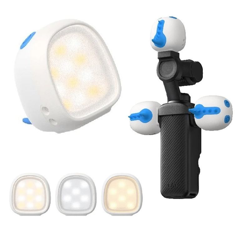 Mini Luz Monstruo LED para Camara DJI Osmo Pocket 3 y 4