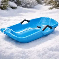 GENERICO - Trineos De Nieve Deslizante Con Freno Agarre 65cm X 39 cm