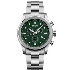 MIDO - Reloj Multifort Chronograph 42MM Acero Verde