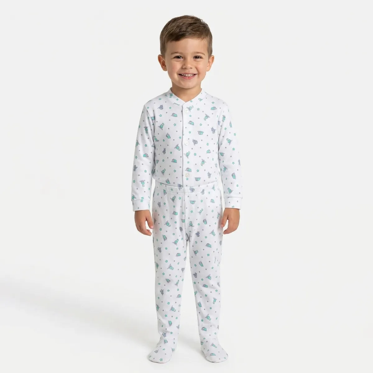 NAZ - Pijama Largo Algodón Niños Unisex Naz