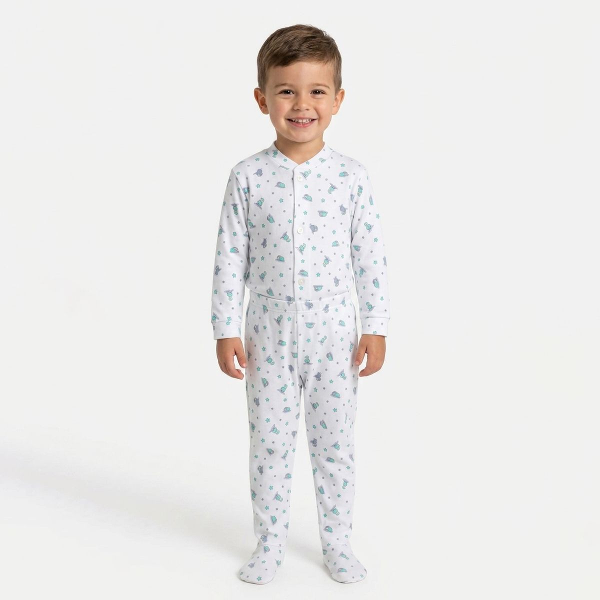NAZ - Pijama Largo Algodón Niños Unisex Naz