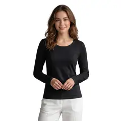LOOK SHOP - Camiseta Invierno Mujer Forro Polar Elasticada Colores 301