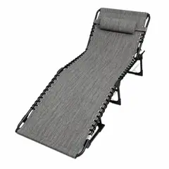 GENERICO - REPOSERA PLEGABLE PARA CAMPING O PLAYA POLIURETANO FOAM PAD COLORGRIS