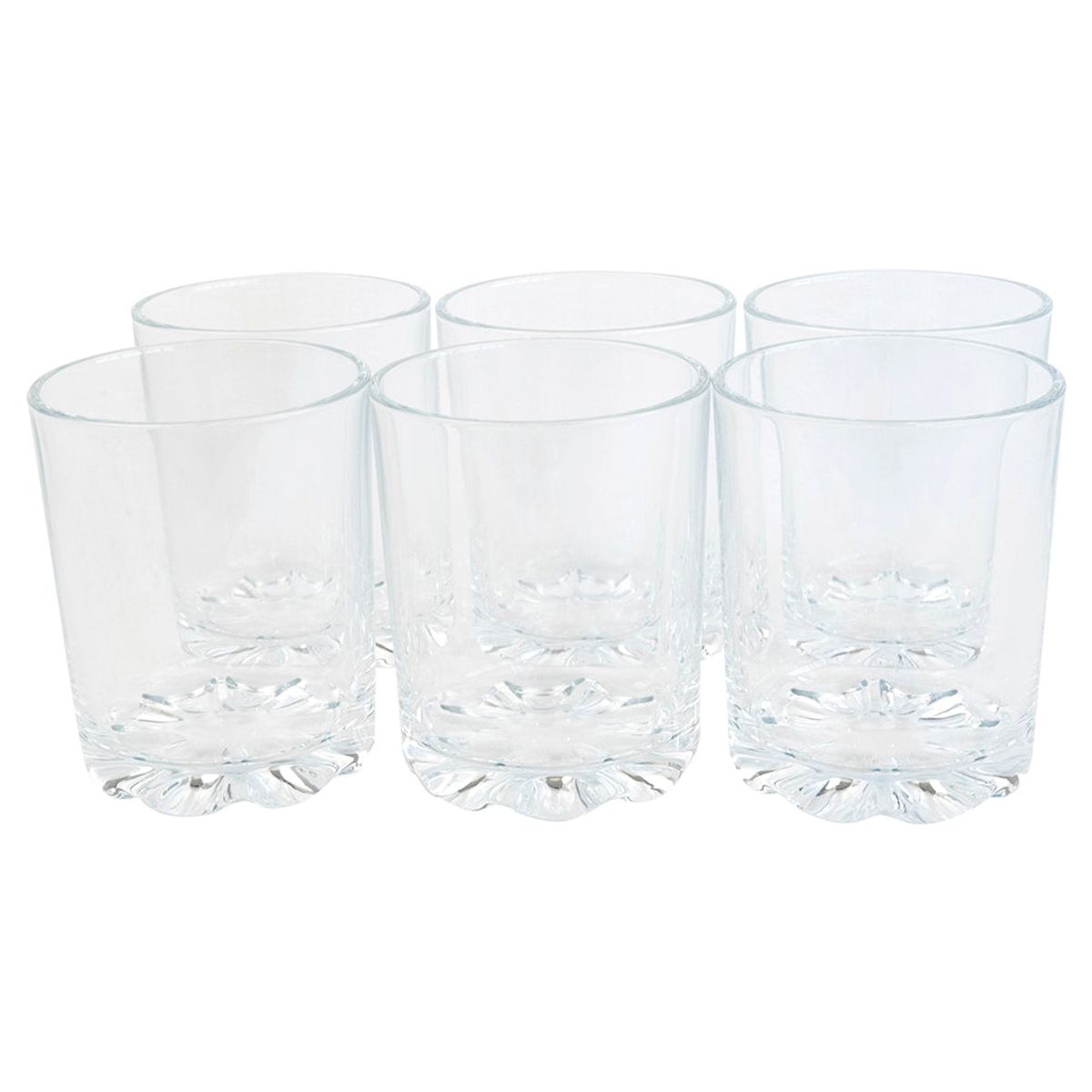 DORAL - SET 6 VASOS DE VIDRIO CORTOS JAZZ GLASSGOW 255 ML DORAL