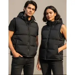 BLUE MOUNTAIN - Chaqueta Sin Manga Hombre Impermeable Unisex