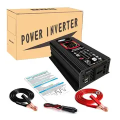 GENERICO - Inversor De Corriente Para Coche 6000w 12v A 220v