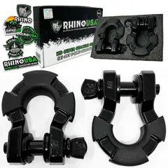 RHINO USA - Grilletes de Remolque de 8 Ton Kit x 2
