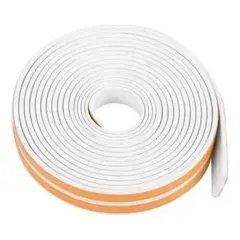 GENERICO - Burlete Cinta 10Mts Aislante Térmico Adhesivo Puerta Ventana - Blanco