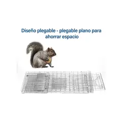 GENERICO - Trampa Jaula Corral Plegable Para Gato Conejos 94x37x34cm