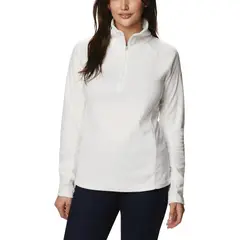 COLUMBIA - Polar Mujer Glacial IV Half Zip Blanco