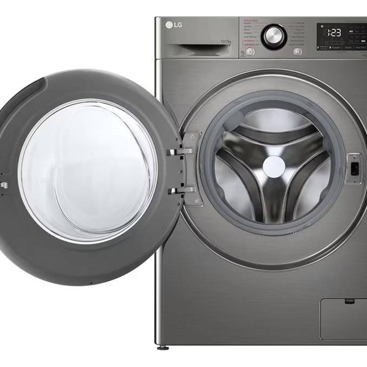 LG - Lavadora Y Secadora 127 Kg LG Wd12vvc5s6c Ai Dd