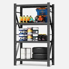METANEK AMERICAN DESIGN - Mini Rack Black 120x60cm 200 kg por Nivel