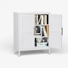 METANEK AMERICAN DESIGN - Mueble librero 2 puertas linea white home YXG-01