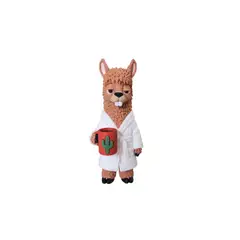 GENERICO - Figura Decorativa Prints Patro- Llama Madrugadora