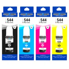 GENERICO - Pack de 4 Tintas Alternativas Epson 544 ecotank