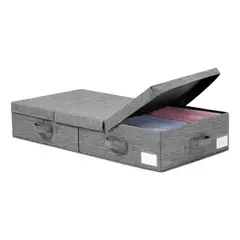 GENERICO - Cajas Organizadoras Plegables Bajo Cama Closet Ropa 8040 Cm BELUG