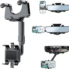 MOVI - Soporte para Celular en Espejo Retrovisor Conducción Segura