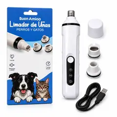BUEN AMIGO - Cortador Lima Eléctrica De Uñas Para Mascotas