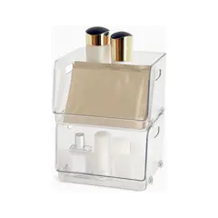 GENERICO - Caja Organizadora Apilable Set 2 Cajas De Almacenamiento BELUG