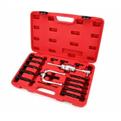 GENERICO - Kit Extractor de Rodamientos Internos con Martillo Deslizante 16 Piezas