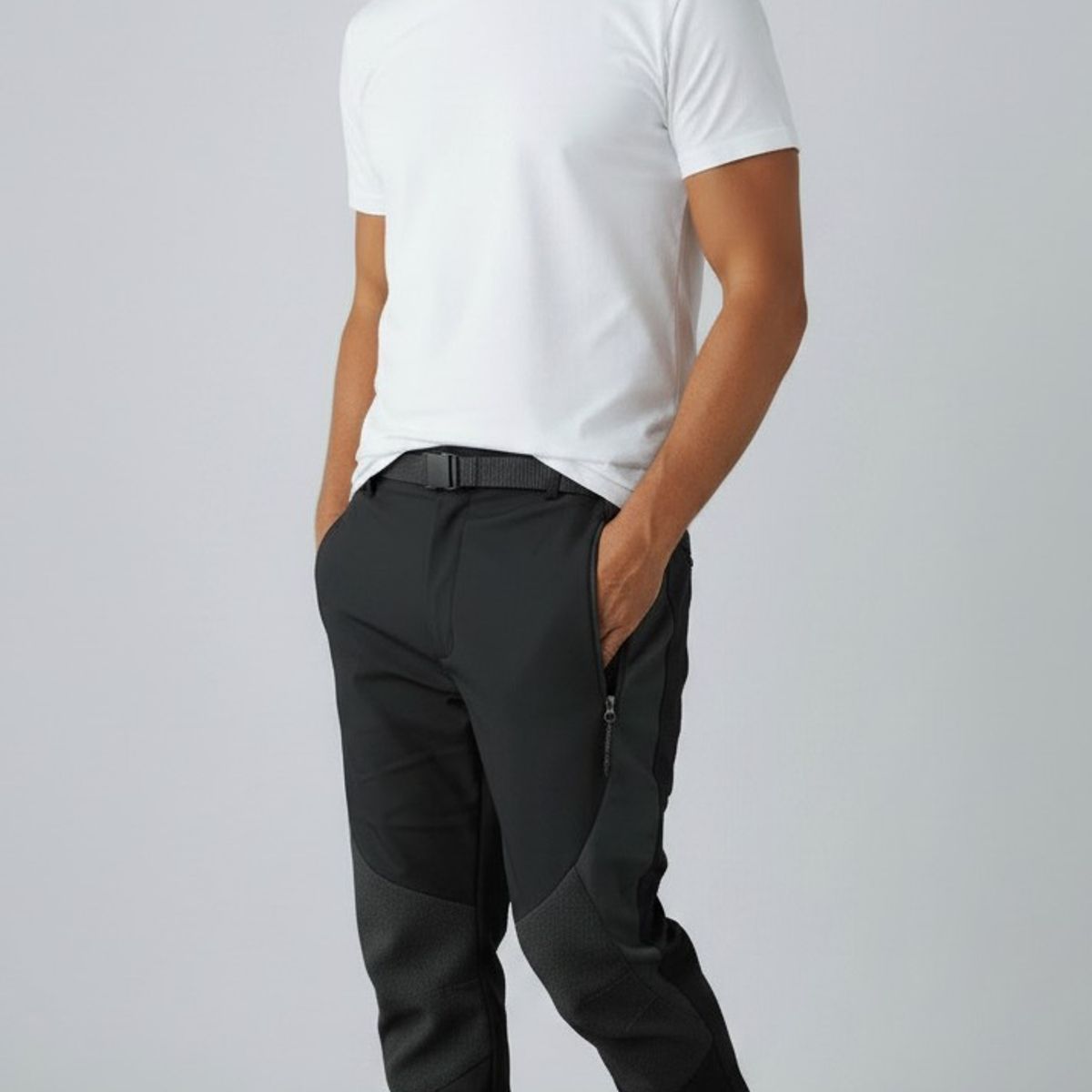 BLUE MOUNTAIN - Pantalón Softshell Hombre Impermeable Para Nieve