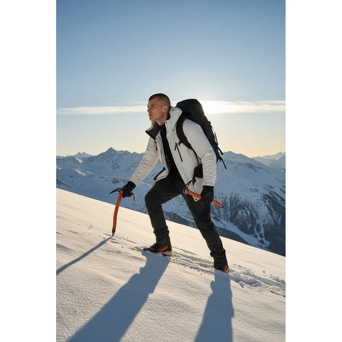 BLUE MOUNTAIN - Pantalón Softshell Hombre Impermeable Para Nieve