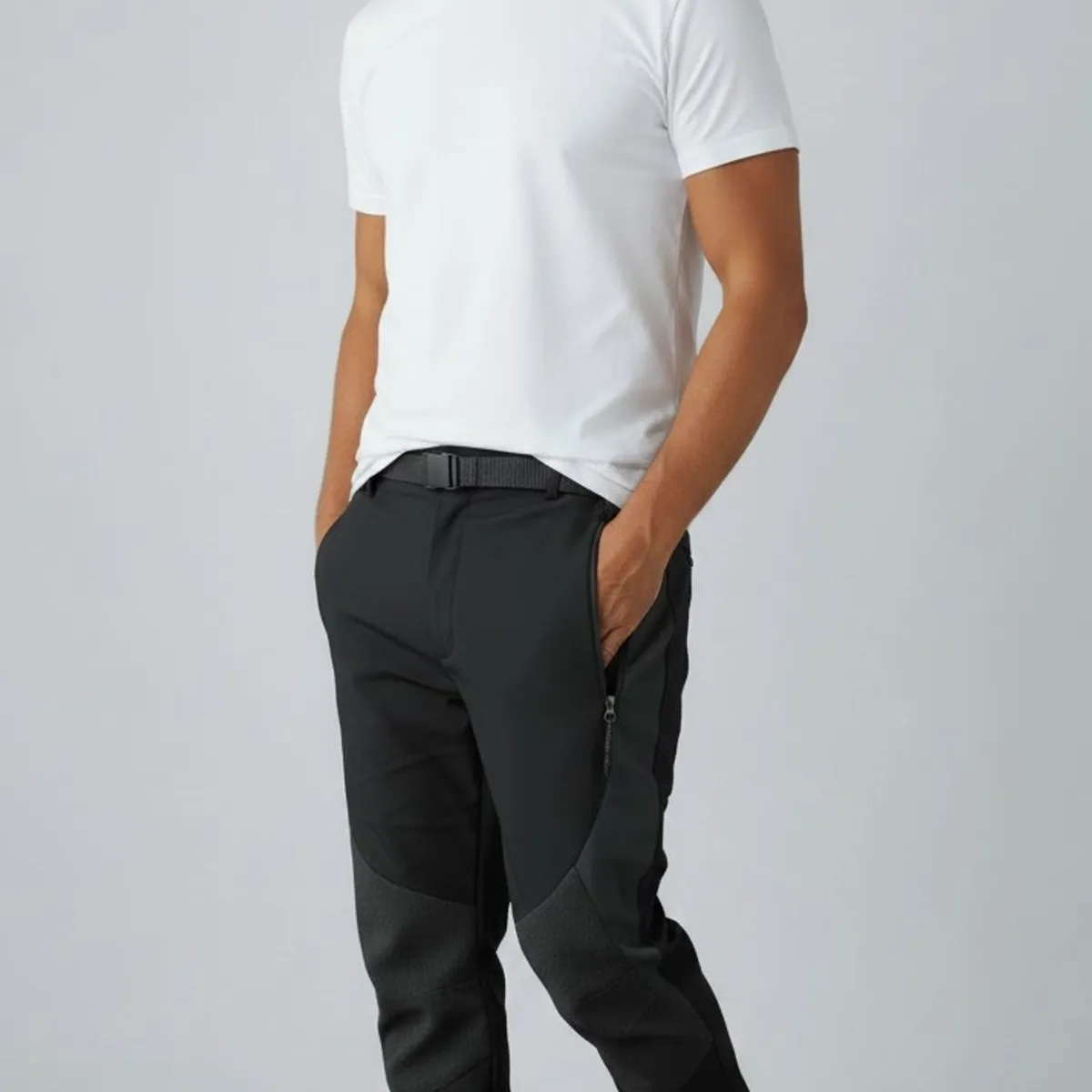 BLUE MOUNTAIN - Pantalón Softshell Hombre Impermeable Para Nieve