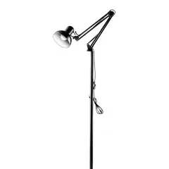 WANT - Lámpara De Pie Plegable Flexible Escritorio Estudio Dibujo Pantalla Negro