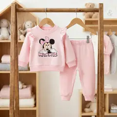CHINA - Conjunto De 2 Prendas Forraditos Polera Manga Larga + Buzo Estampado CJ242