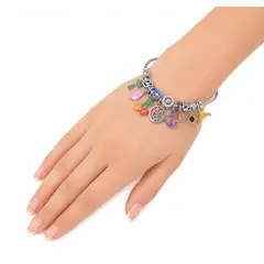 GENERICO - Pulsera Katseye K-pop Con Charms Coleccionables 6cm Diametro