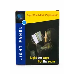 GENERICO - Lámparas Led Lectura Para Libro Color Negro Transparente