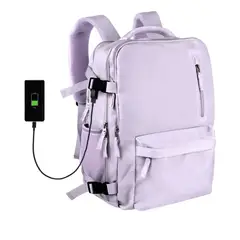GENERICO - Mochila Expandible De Viaje De Gran Capacidad Con Hombros