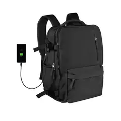 GENERICO - Mochila Expandible De Viaje De Gran Capacidad Con Hombros 602