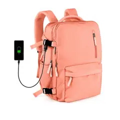 GENERICO - Mochila Expandible De Viaje De Gran Capacidad Con Hombros