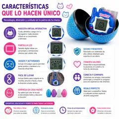GENERICO - Tamagotchi Mascota Virtual Digipet Juego De Ingenio Llavero