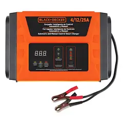 GENERICO - Cargador de baterías 4 / 12 / 25Amp BLACK+DECKER
