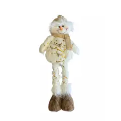 HERRERA MAISON - Muñeco Navidad Snowman Gold 55 CM