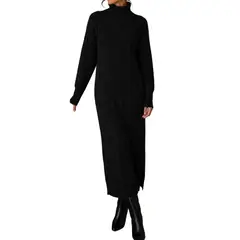 ARRAKASTA - Vestido largo de lana