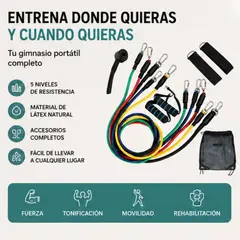 MOVI - Set de Bandas Elasticas de Ejercicio