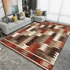 GENERAL - ALFOMBRA DECORATIVA 150X200 DISEÑO INDIGENA GEOMETRIC MODERNA GSOL
