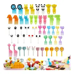 GENERICO - 120pcs Tenedor Para Niños Brocheta Para Pinchos Fruta
